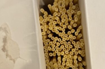 Look at these adorable bucatinis in their box