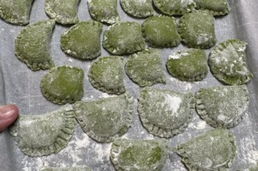 Spinach Ravioli for mom!