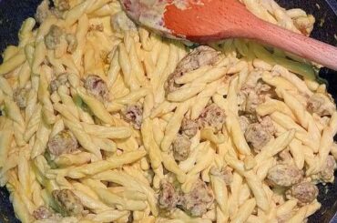 Fusilli Avellinesi con Salsiccia e Zafferano