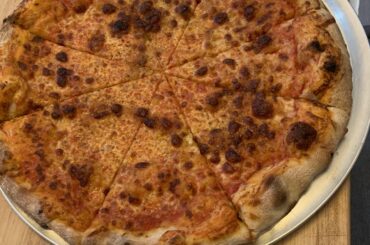 First time pizza oven user with no prior pizza experience, pretty happy with how it turned out!