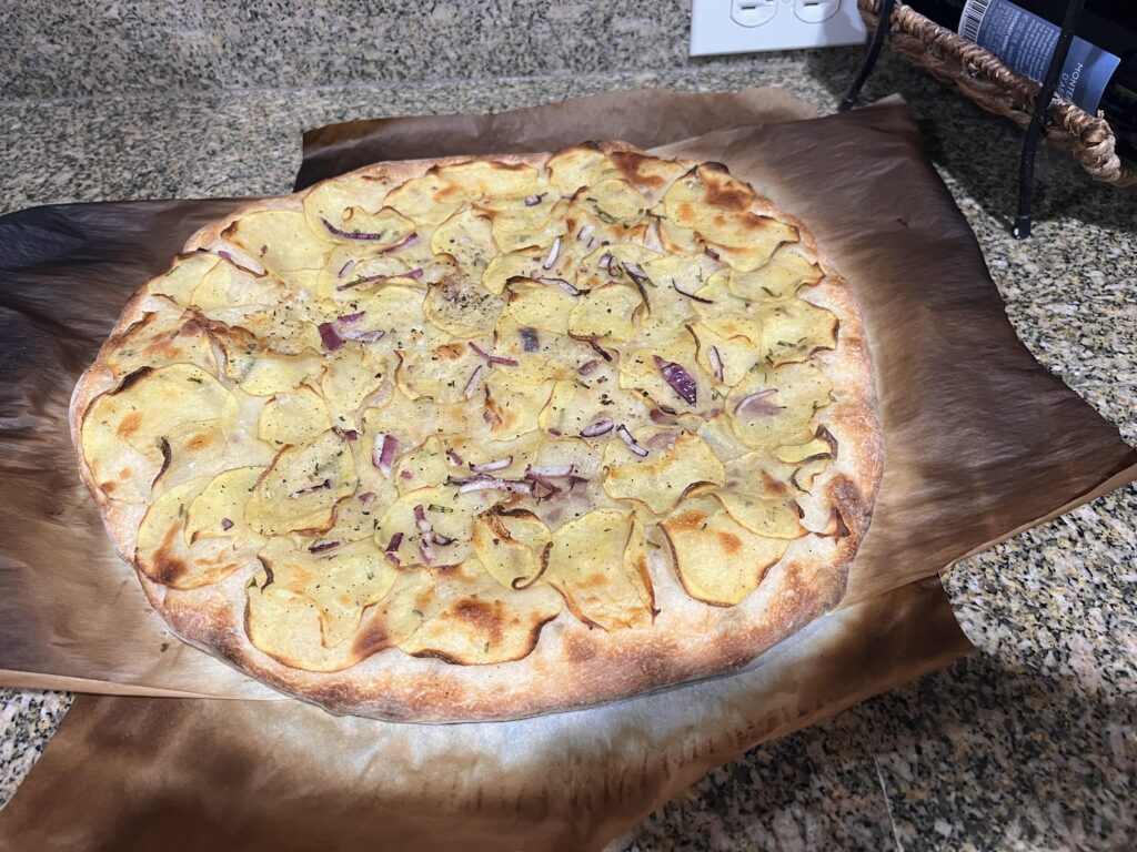 Potato Pizza with Rosemary