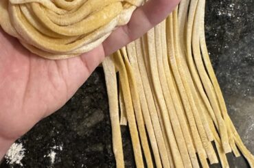 Just made my first pasta from scratch ever!
