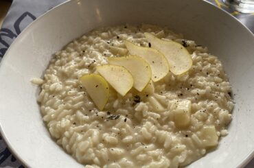Risotto pere e taleggio