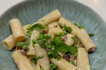 Pancetta and Peas 🫛 Rigatoni