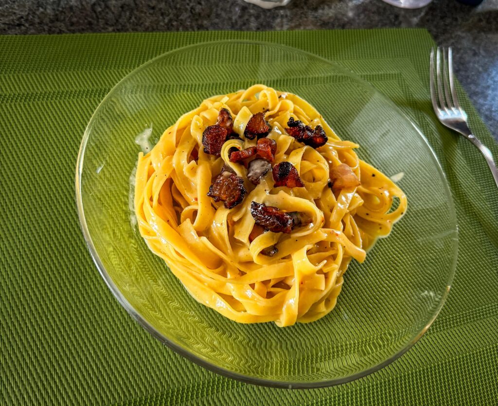 Tagliatelle Carbonara