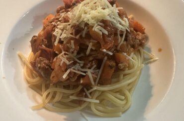 Just a home made bolognaise