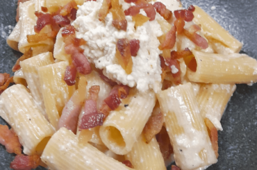 ricota, pecorino and bacon