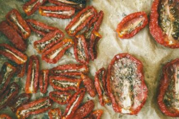 my sun-dried tomatoes are ready!