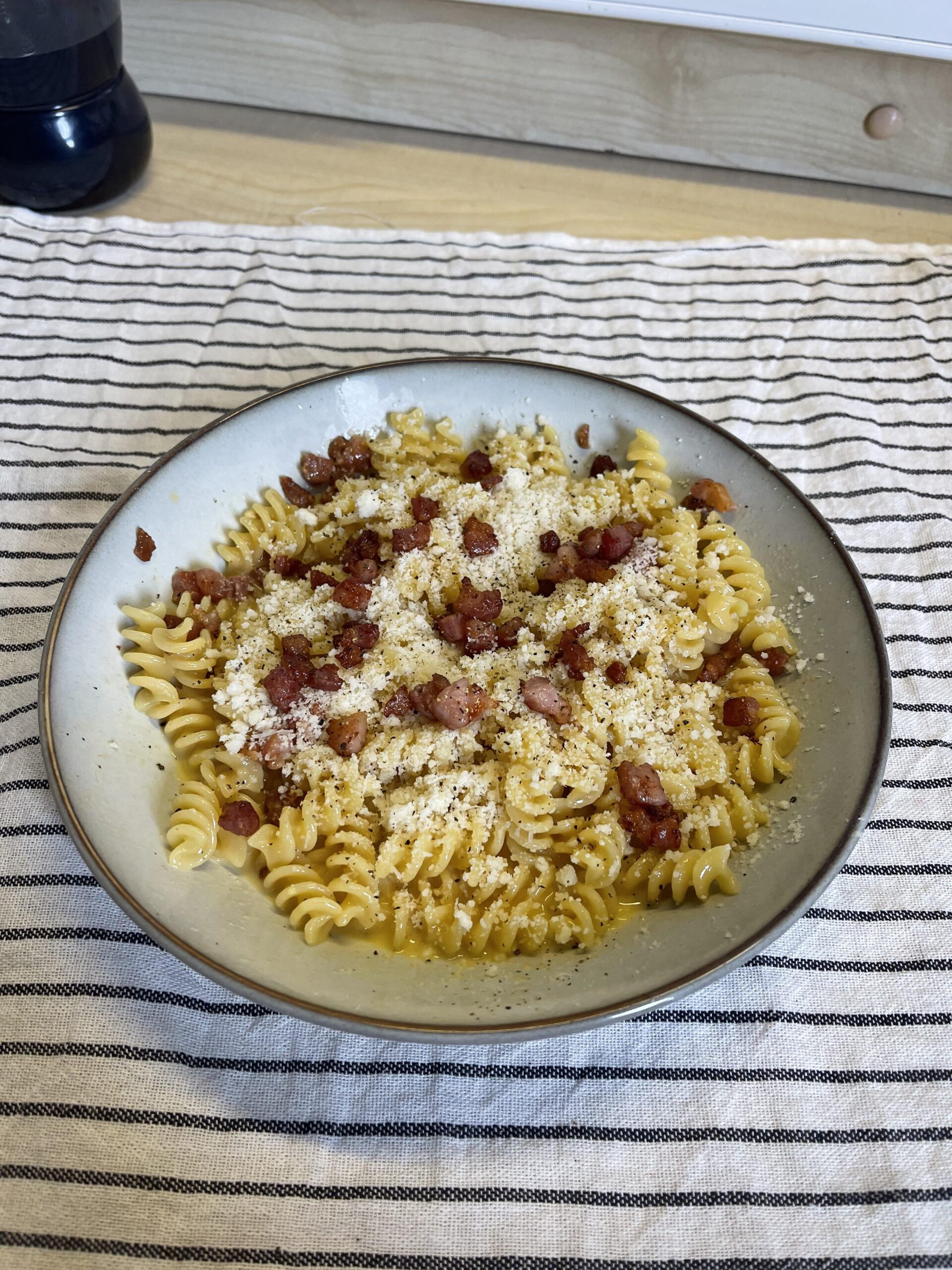 My second attempt at carbonara My second attempt at carbonara