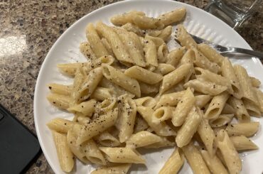 Made some Cacio e Pepe because my fridge was empty and it was the most satisfying comfort food I’ve had in a while, wolfed it down in 5 mins
