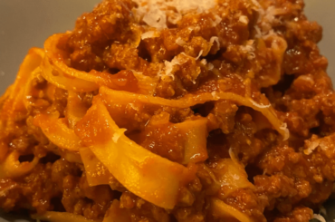 My first tagliatelle bolognese, How they look?