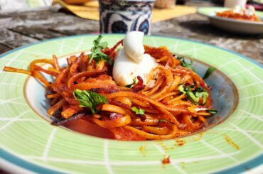 My partner made Spaghetti all' assassina