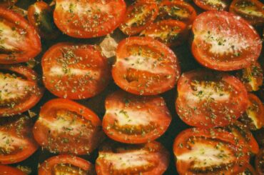 making some sun-dried tomatoes