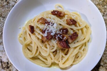 First time making legit carbonara