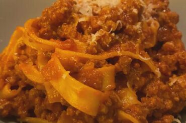 My first tagliatelle bolognese, How they look?