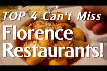 Top 4 Florence Restaurants! #food #italy