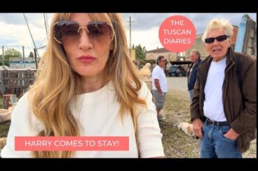 A VERY IMPORTANT GUEST! - Dad comes to Tuscany!