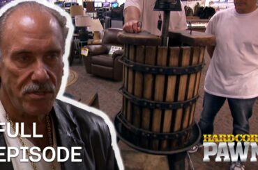 Vintage Wine Press From Italy Catches Les Gold's Eye | Hardcore Pawn | Season 5 | Episode 11
