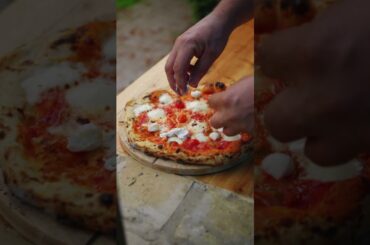 Pizza Making With Master  #woodfiredoven #food #pizzamaking #pizzalover #shorts