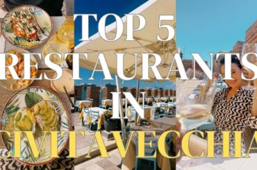 TOP 5 HIDDEN GEM RESTAURANTS IN CIVITAVECCHIA ITALY | CRUISE TRAVEL