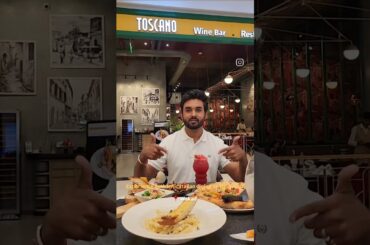 Toscano, located inside Millennium Mall offers a delightful escape for Italian cuisine lovers.