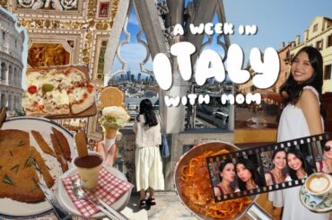 A WEEK IN ITALY: Milan, Venice, + Rome! Eating and Sightseeing! (with my mom!)