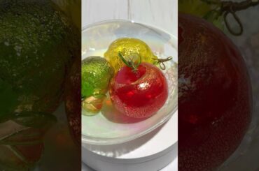 Handmade Murano Glass Fruit Figurines! Crafted by hand In Italy  #glassart #smallbusiness #handmade