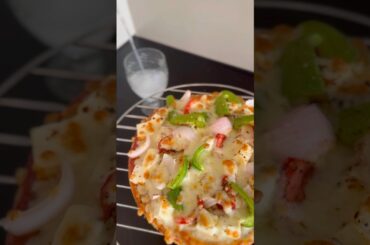 Quick paneer pizza #asmr #food #cooking #shorts