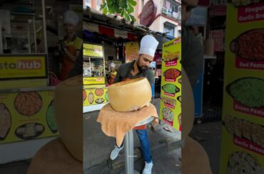 First Time 40kg Italy Cheese Block Pasta In Mumbai Street | #shorts #short #food