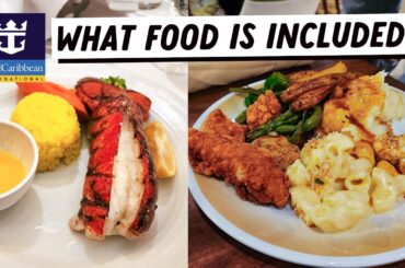 Royal Caribbean INCLUDED DINING OPTIONS | Oasis of the Seas Included Food Tour