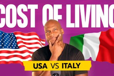 Cost of living In Italy - America Comparison