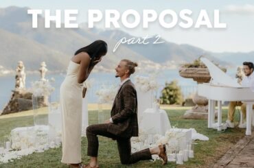 The MOST ROMANTIC Proposal at Lake Como Italy | VLOG PT. 2