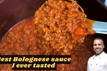 How to make authentic Bolognese Sauce /Master the art of Italian Cuisine/ Ragu alla Bolognese