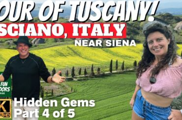 Asciano, Italy near Siena | Tour of Tuscany