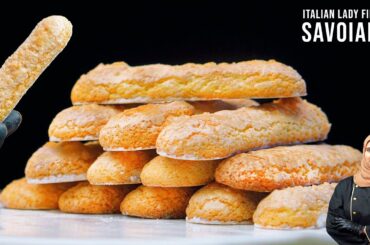 Secret To Perfect Savoiardi | Italian Ladyfingers For Tiramisu | Sponge Fingers