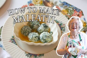 Malfatti | Spinach & Ricotta Dumplings | Kitchen on the Cliff with Giovanna Bellia LaMarca