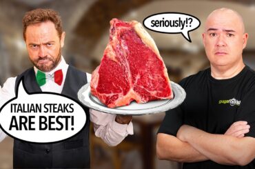 Schooling Italian Master Chefs on Steaks!