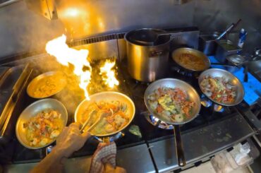 Chefs Cooking In Busy Restaurant 2023 | POV GoPro 11