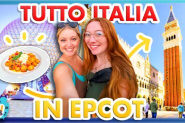 I'm Eating At Every Restaurant in Disney World -- Tutto Italia Review