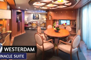 HAL Westerdam | Pinnacle Suite Walkthrough Tour & Review 4K | Holland America Cruise Line