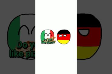 Germany does not like Italian food - Countryballs #shorts #trending #viral #geography #countryballs