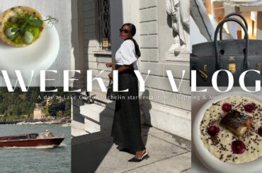 WEEKLY VLOG | SPEND THE DAY WITH ME IN COMO: MICHELIN-STAR DINING, SHOPPING & MORE | SWEDIARY
