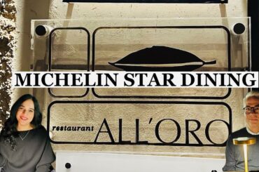 Eating at a 1 STAR MICHELIN RESTAURANT in Rome, Italy! Dinner at All’ORO in Rome!
