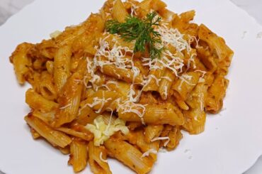 Red Sauce Pasta Recipe | Italian Pasta At Home | Red Sauce Pasta Without Oven |