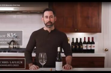 Wine Tasting: Lot 836 2020 Moscato d'Asti Italy