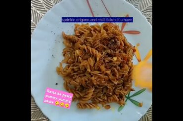 Masala Pasta | Pasta Recipe | Masala Pasta Recipe Indian Style  | Instant Red Sauce Pasta#pasta#food