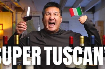 10 Super TUSCAN red wines YOU should know!!! (Blind Tasting)
