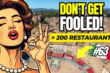 Authentic or Fake Tuscan Restaurant ? How to spot a tourist trap ( be aware)