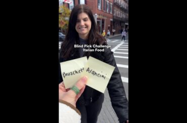 Blind Pick Challenge: Italian Food