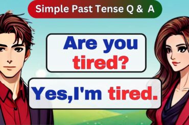 English Speaking Practice | Simple Past Tense  Practice  | English Conversation Practice